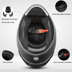 Auboa MD-813 ventilation system with multiple vents for air flow during rides.