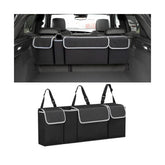AUCELI car trunk organizer hanging from rear seat headrest for easy access