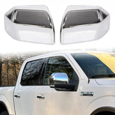 AUCERAMIC chrome plated mirror cover for Ford F-150 protects against scratches and weather.