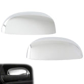 AUCERAMIC chrome top-half mirror cover pair enhances exterior style.
