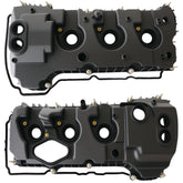 AUCERAMIC engine valve cover left for Ford F-150 EcoBoost with durable gasket seal.
