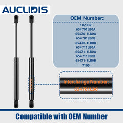AUCLIDIS Armada 2017-2021 gas spring delivers durable lift and reliability.