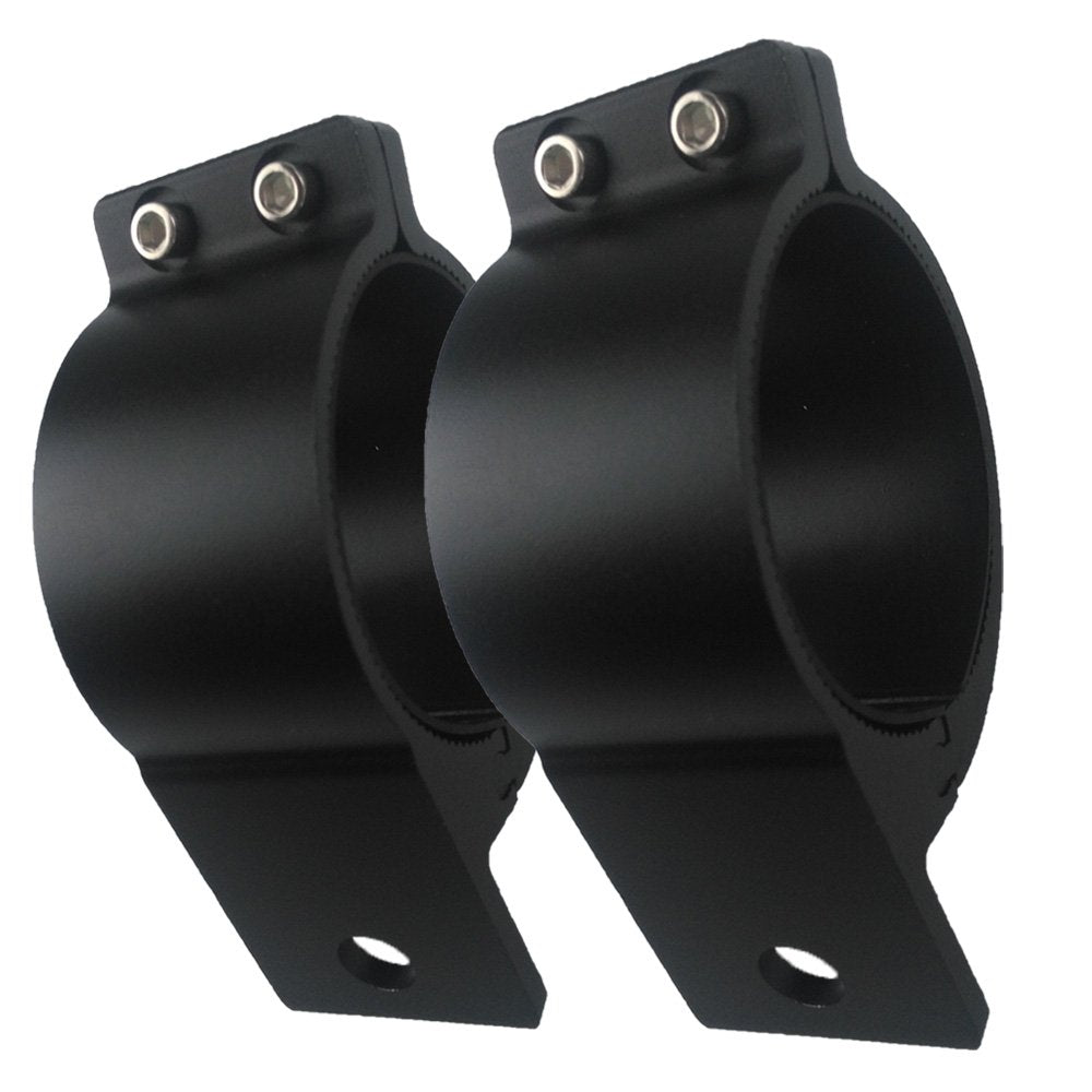 Audak 3-inch aluminum mounting bracket on a bullbar for secure lighting.