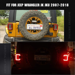 AUDEXEN LED tail lights installed on a Jeep Wrangler for a stylish upgrade.