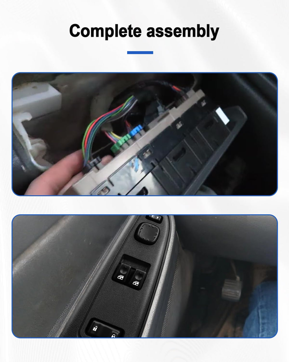 AUGREX ABS plastic switch detail built for durability