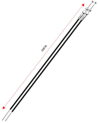 AUGREX braided stainless steel cable resists rust and maintains smooth tension for reliability.