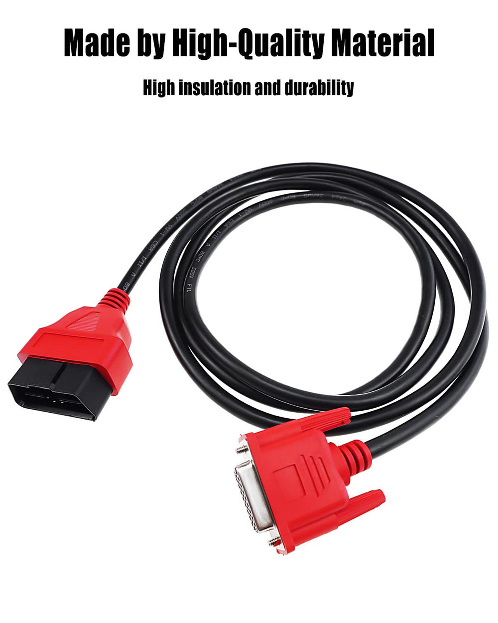 AUGREX DA-4 heavy duty shielded molded cable for durability