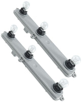 AUGREX tail light socket board on a Dodge Ram, durable weatherproof connection for reliable night visibility.