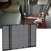 AUH RV screen door protector installed on an entry door guarding pets and preventing damage