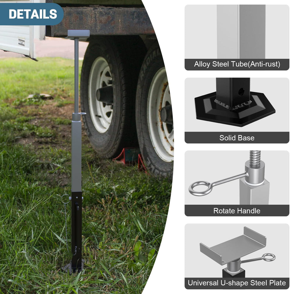AUH included wrench and lock pin simplify height adjustment.