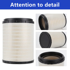 AUIVERED AF26103 pleated design increases filter area for better performance