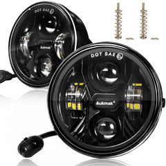 Aukmak F150 fog light front upgrade delivers sharper visibility at night.