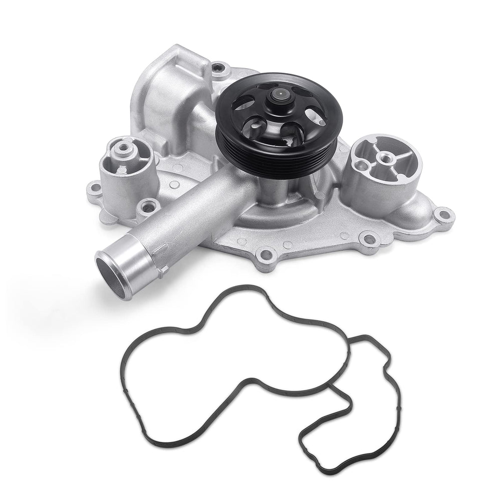 AULINK AW6653 water pump front view with high-performance bearing.