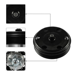 AULINK AW6738 water pump side view highlights rugged housing for high-load use.
