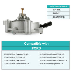 AULINK brake vacuum pump in engine compartment view showing compact space-saving design