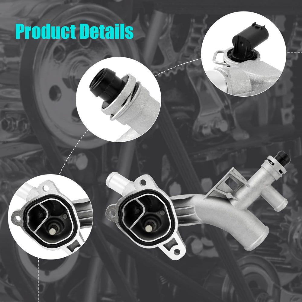 AULINK coolant water outlet with hoses ensures reliable coolant routing during operation.