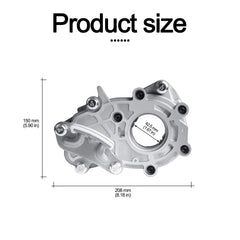 AULINK M353 oil pump side angle showcases sturdy construction