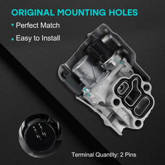AULINK OCV solenoid in engine bay during installation for straightforward fitment.