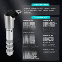 AULINK OCV solenoid label close-up confirms OEM numbers and quality
