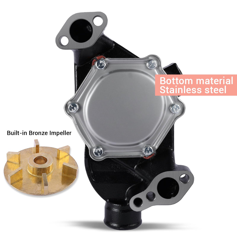 AULINK Sea Water Pump back cover in stainless steel for leak-free operation