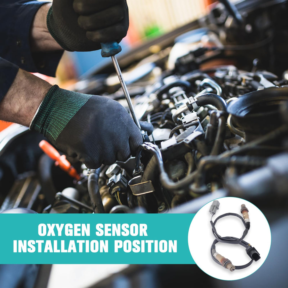 AULINK upstream-downstream sensor pair installation suitable for 1.6L L4 engines.