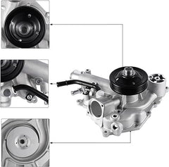 AULINK AW6341 water pump for Ram 1500 installation kit illustrating smooth fit.