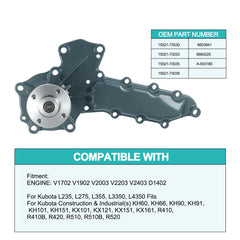 AULINK water pump swap provides straightforward fit for Kubota tractors and equipment