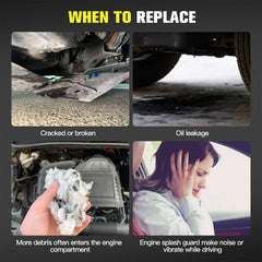 Aumtoni underbody splash guard shields chassis from road debris