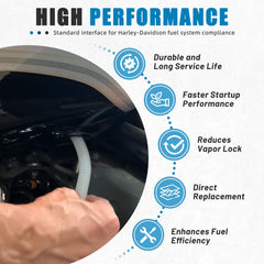 Aumzong fuel check valve for Street Glide promotes efficient fuel flow