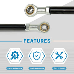 Aumzong hood lift strut in hand emphasizes sturdy construction and handling.