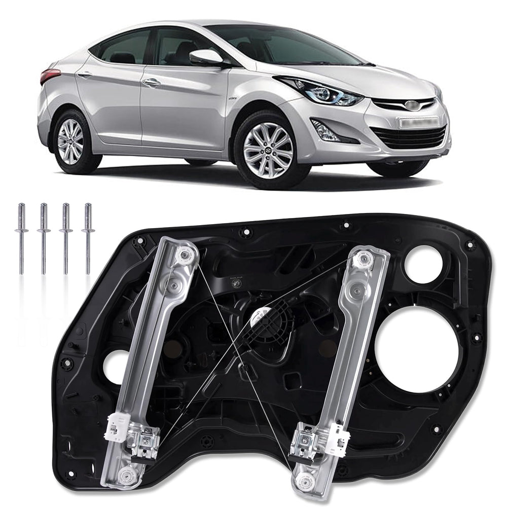 Aumzong window regulator left driver side for Hyundai Elantra enhances smooth operation.