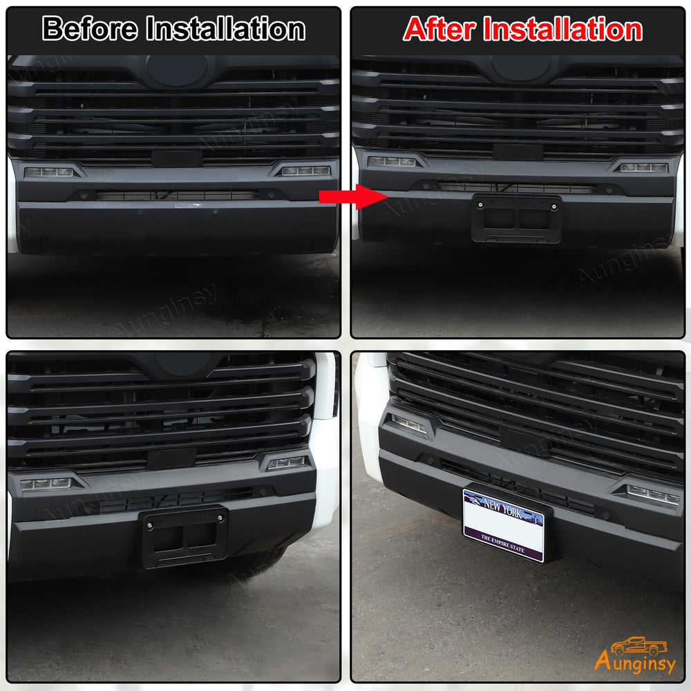 Aunginsy ABS frame resists scratches with durable black coating.