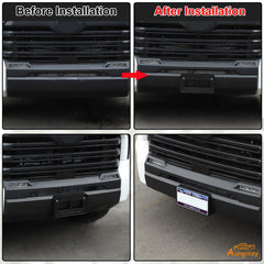 Aunginsy ABS frame resists scratches with durable black coating.