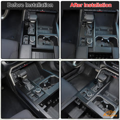 Aunginsy anti-scratch center console cover close-up shows durable protection