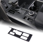 Aunginsy gear shift panel trim cover for Toyota Tundra protects the console from scratches