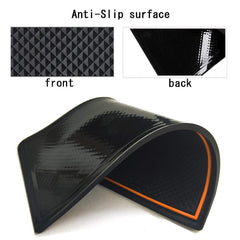 Auovo orange rubber mats provide durable all weather protection