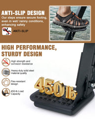 Aupar adjustable bracket enables easy mounting on various winch post crossmembers.