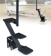 Aupar Boat Trailer Steps three-step design for secure boarding on rugged ramps