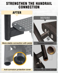 Aupar Boat Trailer Steps offer quick installation on common tongues.