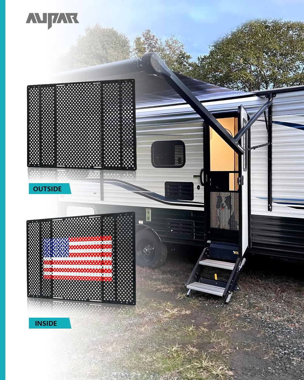 Aupar screen defender withstands dog scratching while preserving door integrity