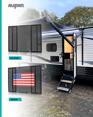Aupar screen defender withstands dog scratching while preserving door integrity
