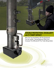 Aupar gooseneck lock welding detail highlights durability