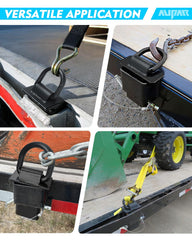 Aupar standard 2x4 stake-pocket fit for quick installation.