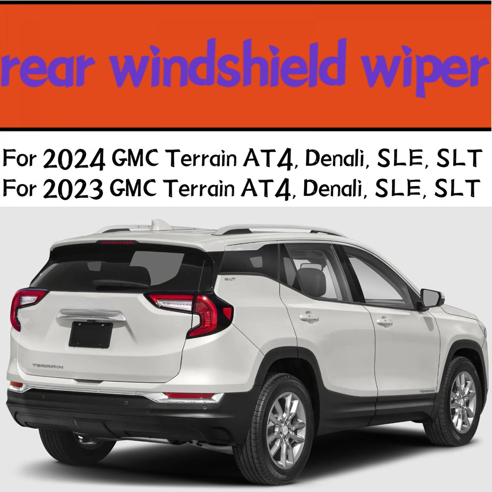 AUPATBDE rear wiper blade for GMC Terrain 2024 SLE ensures reliable wipes.