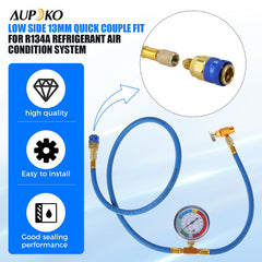 Aupoko 1/4 inch SAE port side compatible with common equipment