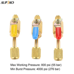 Aupoko knurled coupler nuts for quick finger-tightening on hoses