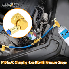 Aupoko recharge hose assembly designed for reliable refrigerant transfer