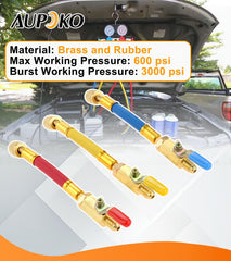 Aupoko solid metal construction offers durability for frequent HVAC maintenance.