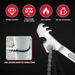 AUPREX chromium-plated surface resists corrosion and cleans easily.