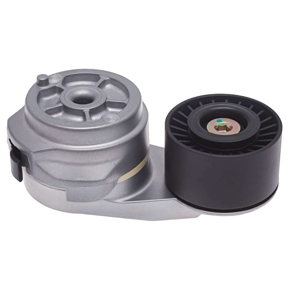 AUQDD belt tensioner assembly for 5.9L-6.7L diesel keeps belt tension steady for reliable operation.